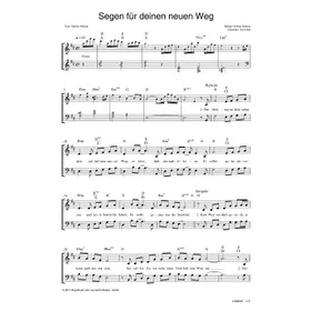 Produktbild des Artikels Segen für deinen neuen Weg (Noten - Download)