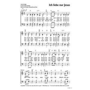 Produktbild des Artikels Ich liebe nur Jesus (Noten - Download)