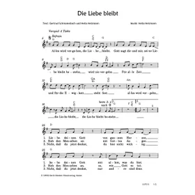 Produktbild des Artikels Die Liebe bleibt (Noten - Download)