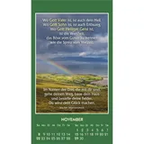 Stimmungsbild zu Möge Gott deinen Tag segnen 2026 - Aufkleber-Kalender