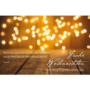 Produktbild des Artikels Faltkarte "Frohe Weihnachten" (Schreibwaren)