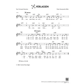 Produktbild des Artikels Verlassen (einstimmig) (Noten - Download)
