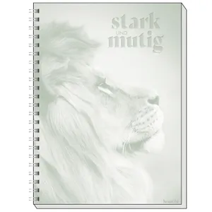 Produktbild des Artikels Memo Block A5: stark und mutig (Schreibwaren - Spiralbindung)