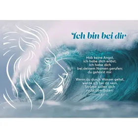 Produktbild des Artikels Postkarten: Ich bin bei dir - Löwe, 4 Stück (Schreibwaren)