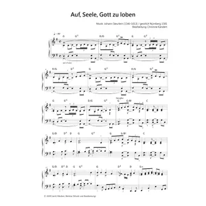 Produktbild des Artikels Auf Seele Gott zu loben (Noten - Download)