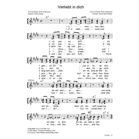 Produktbild des Artikels Verliebt in dich (Noten - Download)