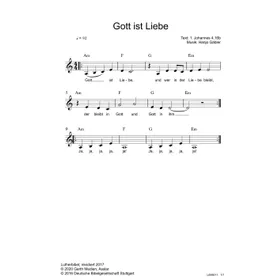 Produktbild des Artikels Gott ist Liebe (Noten - Download)