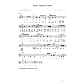 Produktbild des Artikels Unter freiem Himmel (Noten - Download)