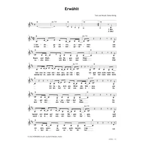 Produktbild des Artikels Erwählt (Noten - Download)