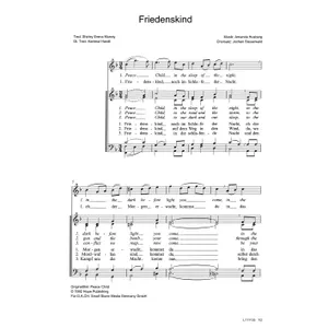 Produktbild des Artikels Friedenskind (Noten - Download)