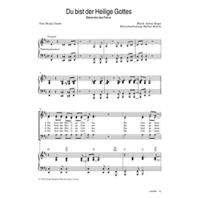 Produktbild des Artikels Du bist der Heilige Gottes (Noten - Download)