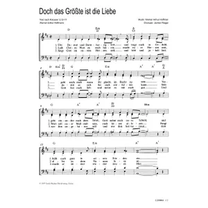 Produktbild des Artikels Doch das Größte ist die Liebe (Noten - Download)