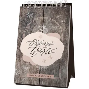 Produktbild des Artikels Blühende Worte - Adventskalender (Buch - Spiralbindung)