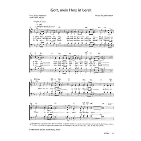 Produktbild des Artikels Gott, mein Herz ist bereit (Noten - Download)