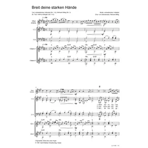 Produktbild des Artikels Breit deine starken Hände (Noten - Download)