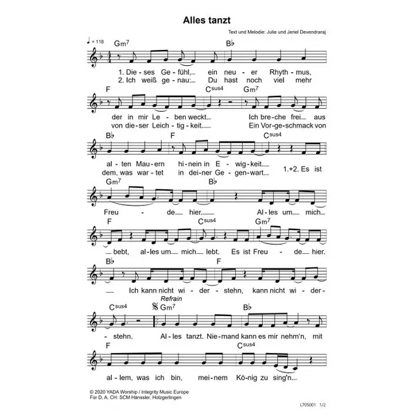 Produktbild des Artikels Alles tanzt (Noten - Download)