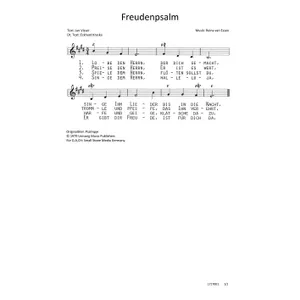 Produktbild des Artikels Freudenpsalm (Noten - Download)