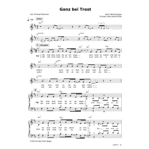 Produktbild des Artikels ganz bei Trost (Noten - Download)