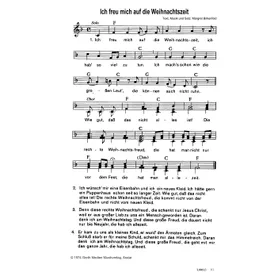 Produktbild des Artikels Ich freu mich auf die Weihnachtszeit (Noten - Download)