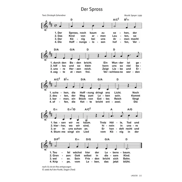 Produktbild des Artikels Der Spross (Noten - Download)
