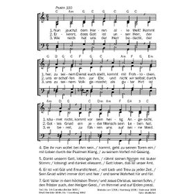 Produktbild des Artikels Nun jauchzt dem Herren alle Welt (Noten - Download)