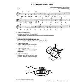 Produktbild des Artikels Krabbel-Babbel-Lieder (Noten - Download)