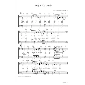 Produktbild des Artikels Holy Is The Lamb (Noten - Download)