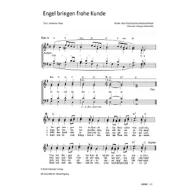 Produktbild des Artikels Engel bringen frohe Kunde (Noten - Download)