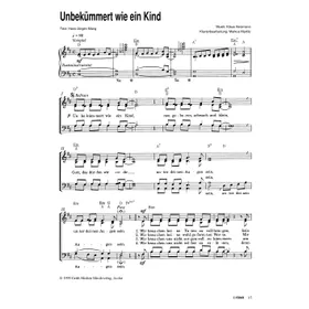 Produktbild des Artikels Unbekümmert wie ein Kind (Noten - Download)