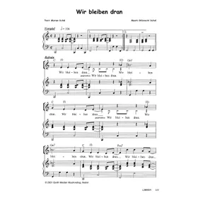 Produktbild des Artikels Wir bleiben dran (Noten - Download)