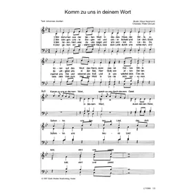 Produktbild des Artikels Komm zu uns in deinem Wort (Noten - Download)