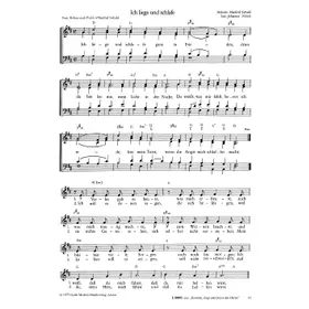 Produktbild des Artikels Ich liege und schlafe (Noten - Download)