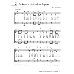 Produktbild des Artikels Du kannst noch einmal neu beginnen (Noten - Download)