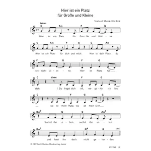 Produktbild des Artikels Hier ist ein Platz für Große und Kleine (Noten - Download)