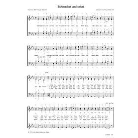 Produktbild des Artikels Schmecket und sehet (Noten - Download)