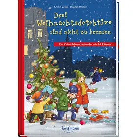 Produktbild des Artikels Drei Weihnachtsdetektive sind nicht zu bremsen - Adventskalender (Buch - Gebunden)