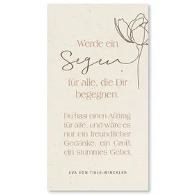 Produktbild des Artikels Metallschild: Werde ein Segen ()