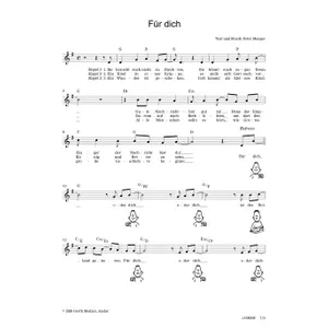 Produktbild des Artikels Für dich (Noten - Download)