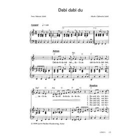 Produktbild des Artikels Dab dabi du (Noten - Download)