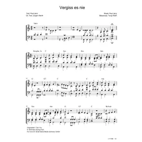 Produktbild des Artikels Vergiss es nie (Noten - Download)