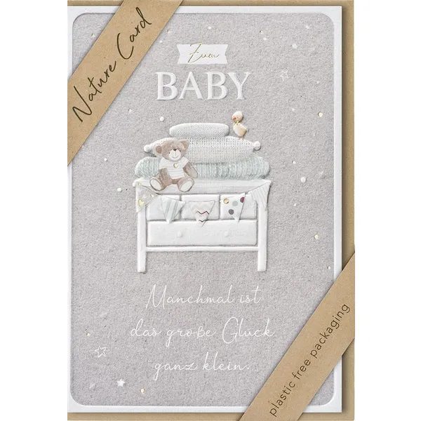 Produktbild des Artikels Faltkarte "Zum Baby" (Schreibwaren)