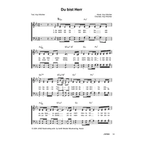 Produktbild des Artikels Du bist Herr (Noten - Download)