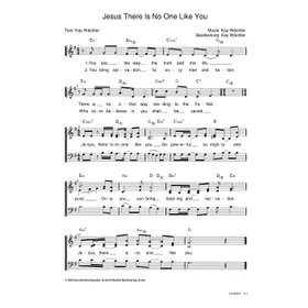 Produktbild des Artikels Jesus There Is No One Like You (Noten - Download)