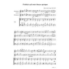 Produktbild des Artikels Fröhlich soll mein Herze springen (Noten - Download)