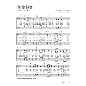 Produktbild des Artikels Hier ist Liebe (Noten - Download)
