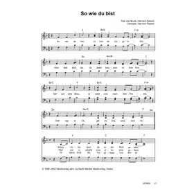 Produktbild des Artikels So wie du bist (Noten - Download)