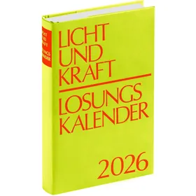 Produktbild des Artikels Licht und Kraft, Buchausgabe 2026 (Kalender - Gebunden)