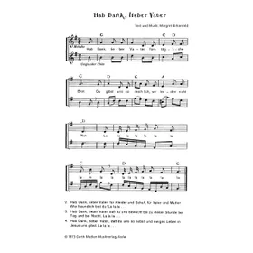 Produktbild des Artikels Hab Dank, lieber Vater (Noten - Download)