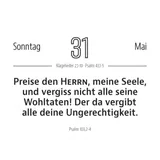 Stimmungsbild zu Gottes Wort für jeden Tag 2026 - Abreißkalender