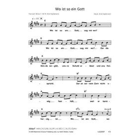 Produktbild des Artikels Wo ist so ein Gott (Noten - Download)